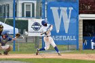Baseball vs CGA  Wheaton College Baseball vs Coast Guard Academy during game two of the NEWMAC semi-finals playoffs. - (Photo by Keith Nordstrom) : Wheaton, baseball, NEWMAC